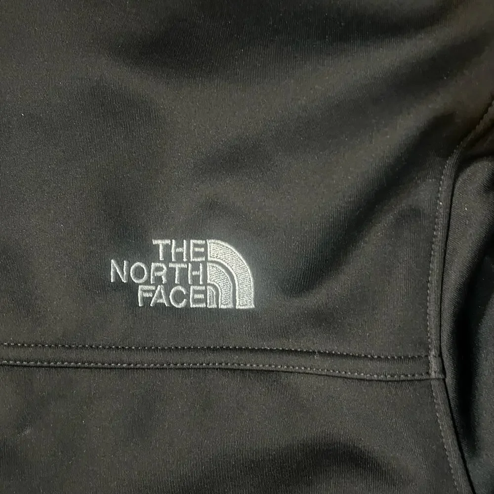 The North Face Mens‎ L Soft Shell Full Zip Jacket Corporate Logo Black